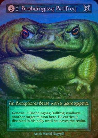 【FOIL】[Water] Brobdingnag Bullfrog [beta-Exceptional]